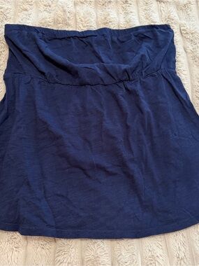 LILLY PULITZER Val Tube Top Strapless Navy